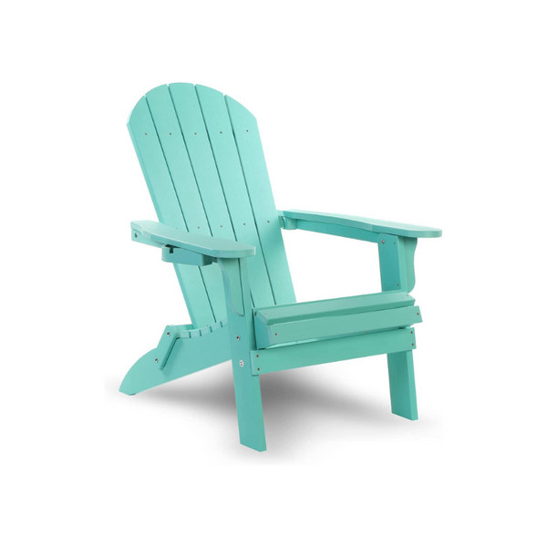 All-Weather Resistant Folding Adirondack Chairs With Cup Holder (4 Colors)
Via Amazon