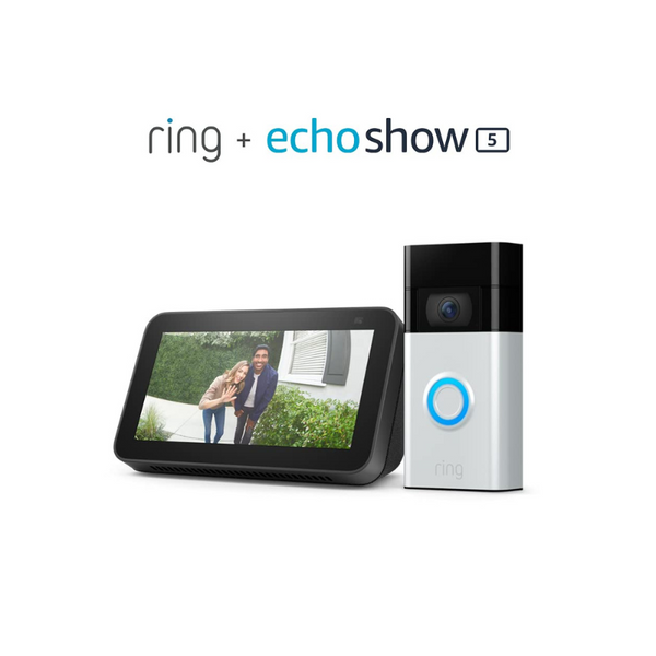 Ring Video Doorbell with Echo Show Bundle Via Amazon