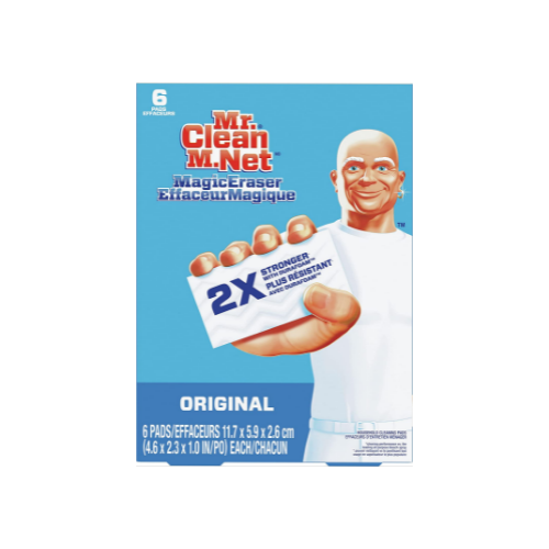 6 Mr. Clean Magic Eraser Original Cleaning Pads Via Amazon