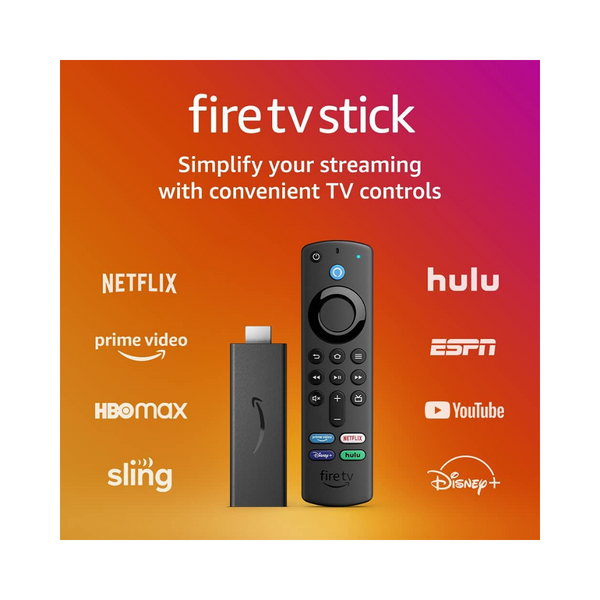 Fire TV Stick with Alexa Voice Remote Via Amazon