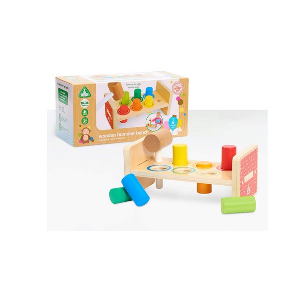 Early Learning Centre Wooden Hammer Bench Via Amazon
