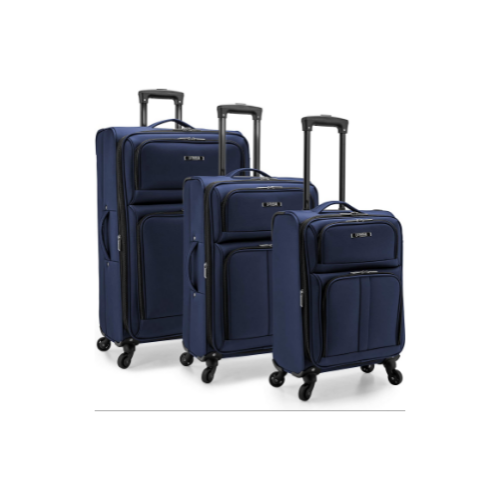 3 Piece U.S. Traveler Anzio Softside Expandable Spinner Luggage Set Via Amazon