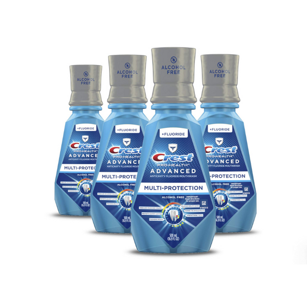 4 Bottles of Crest Pro Health Advanced Extra Deep Clean Mouthwash Via Amazon