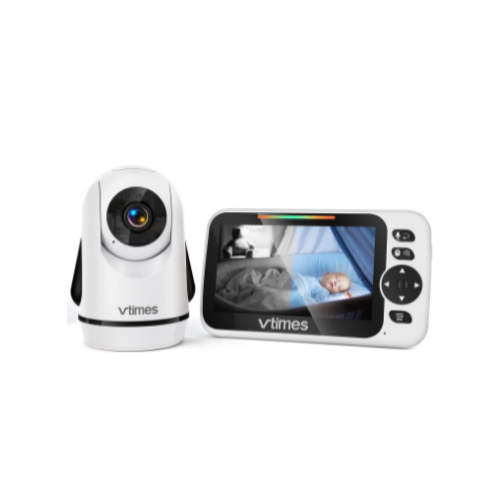 5" Display Video Baby Monitor with Camera Via Amazon