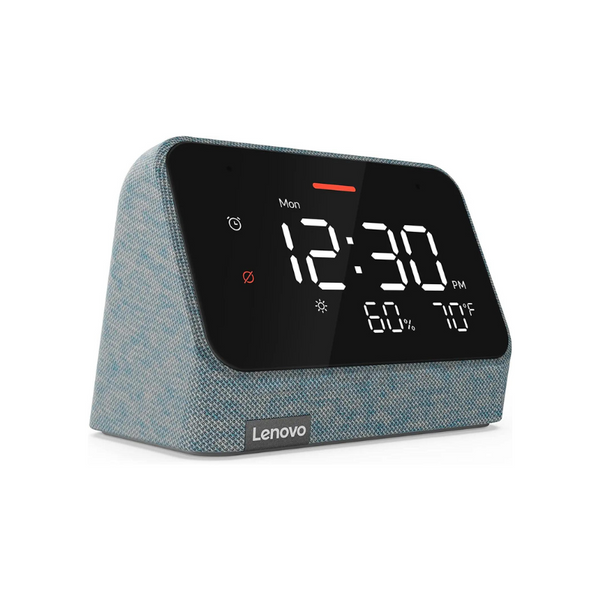 Lenovo Smart Alarm Clock with Alexa Built-In Via Amazon