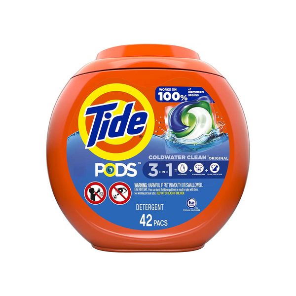 42 Tide Pods Laundry Detergent Soap Pods Via Amazon