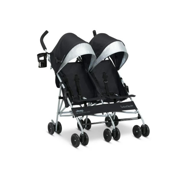Delta Jeep TurboGlyde Side by Side Double Stroller Via Walmart