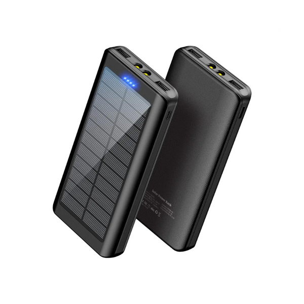 30000mAh Solar Powered Power Bank Via Amazon