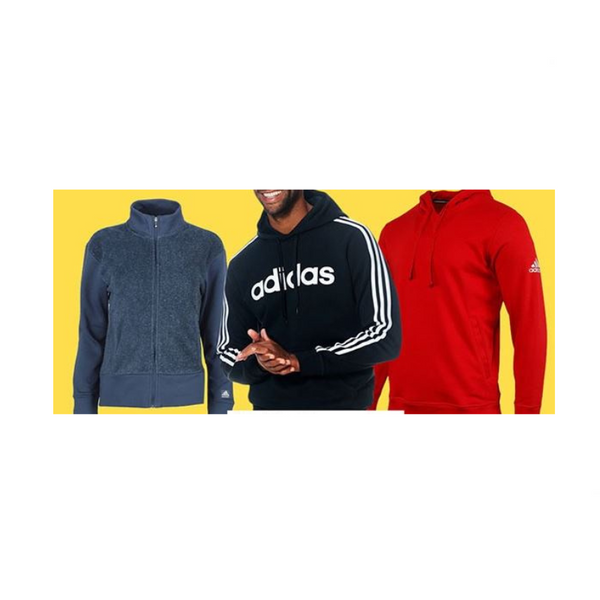 adidas Men's, Women's and Kids Hoodies, Joggers and Jackets on Sale Via Woot