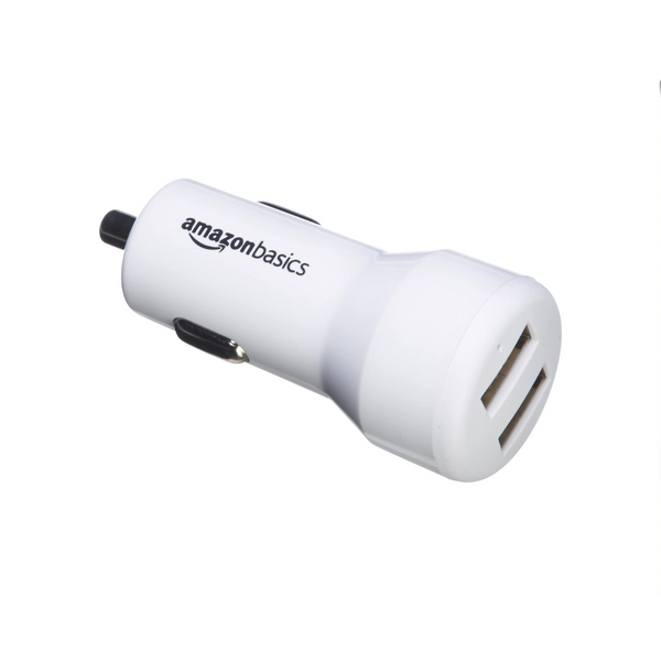 4 Amazon Basics 4.8 Amp 24W Dual USB Car Chargers Via Amazon