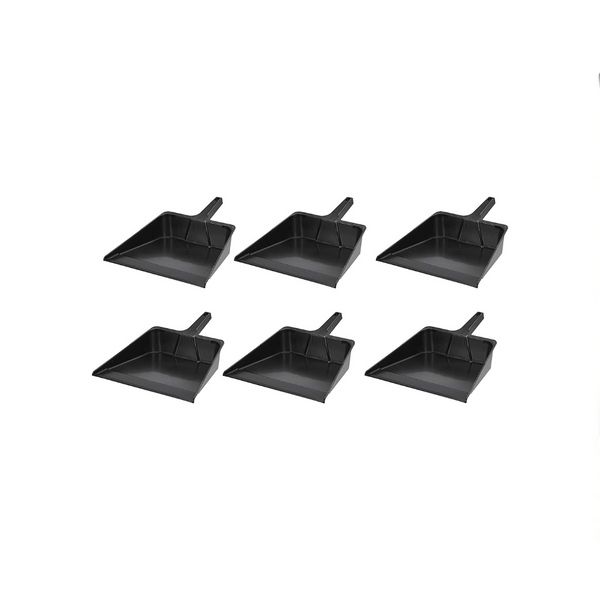 6-Pack 16 Inch Jumbo Dustpan with Heavy Duty Handles Via Amazon
