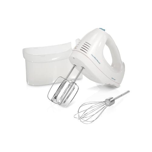 Hamilton Beach 6-Speed Electric Hand Mixer with Snap-On Storage Case Via Amazon