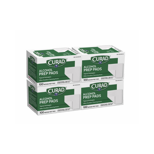 400 Curad Alcohol Prep Pads via Amazon