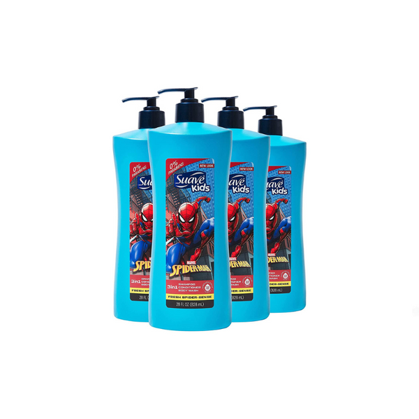 4 Bottles of Suave Kids 3 in 1 Shampoo Conditioner Body Wash
Via Amazon