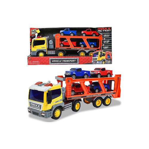 Sunny Days Entertainment Long Haul Vehicle Transport 4 Die Cast Pick Up Trucks Via Amazon