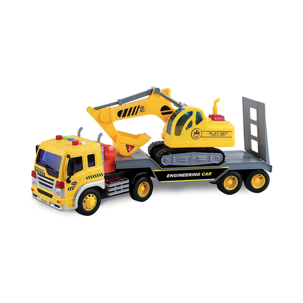 Maxx Action Long Haul Excavator Transport Pull Back Toy Vehicle With Lights And Sounds
Via Amazon