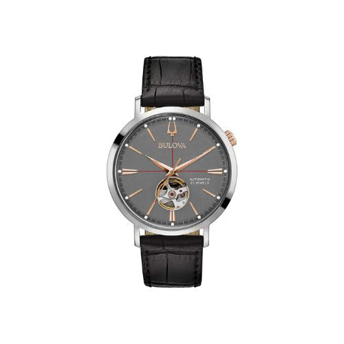 Bulova Men's Classic Automatic Aerojet Strap Watch Via Amazon