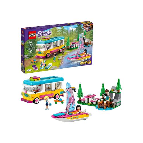 487-Piece LEGO Friends Forest Camper Van and Sailboat Via Amazon