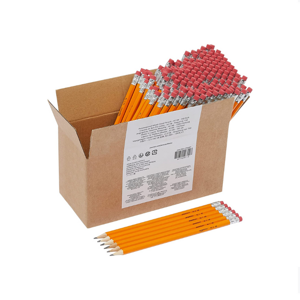 150 Amazon Basics Woodcased #2 Pre-sharpened Pencils Via Amazon