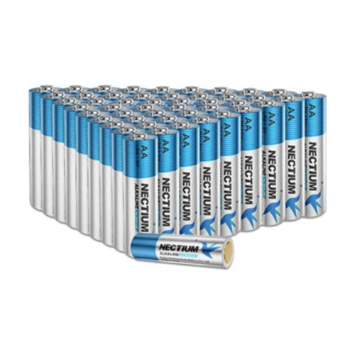 48 Count AA Alkaline Pure-Gold-Superior Performance Batteries Via Amazon