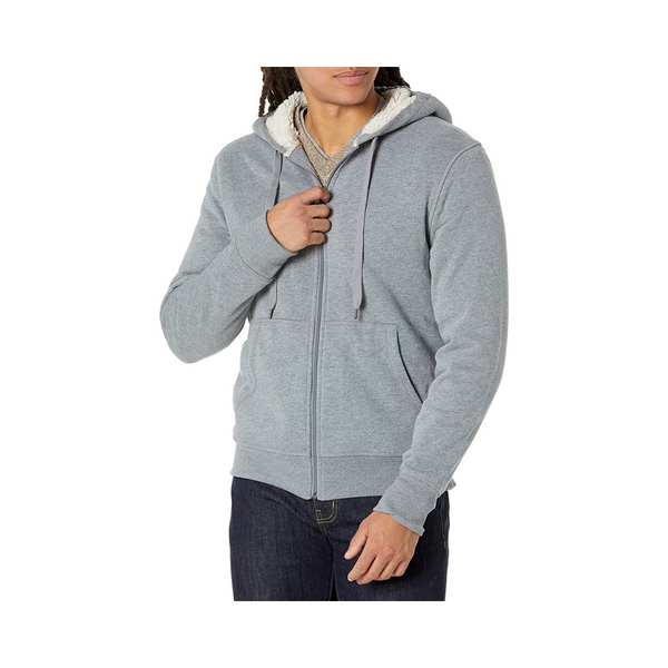 Amazon Essentials Men's Sherpa-Lined Hooded Fleece Sweatshirt (Many Colors) Via Amazon