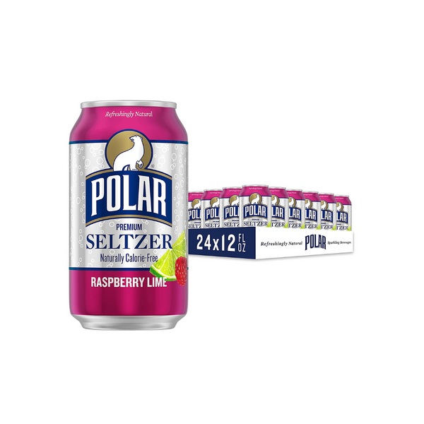 24-Pack of Polar Seltzer Water Raspberry Lime
Via Amazon