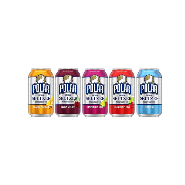 24 Cans of Polar Seltzer (5 Flavors) Via Amazon