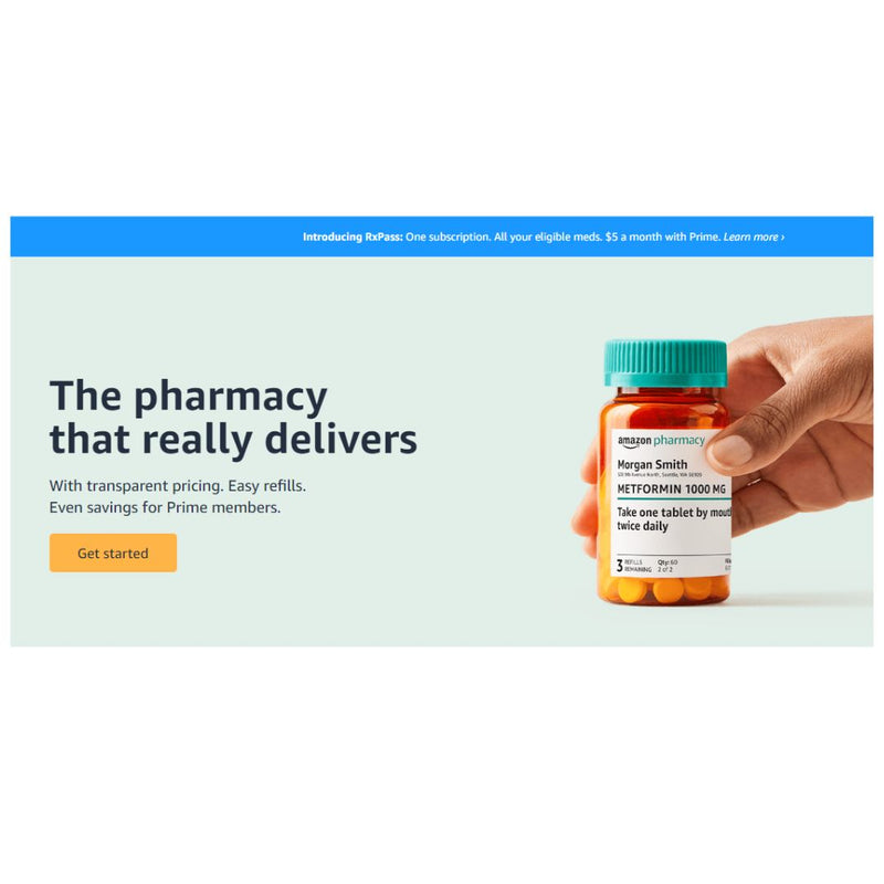 Amazon Prime Launches RxPass, Pay Just $5 a Month & Get Unlimited Generic Drugs Free