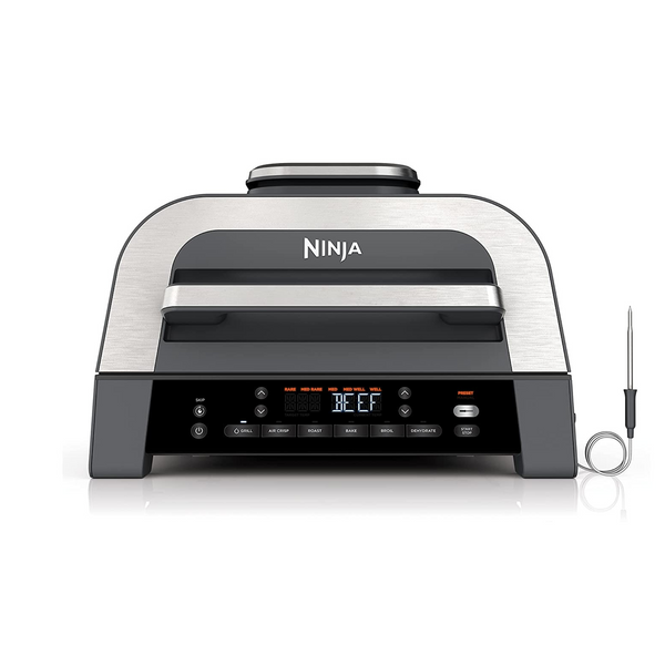 Ninja Foodi Smart XL 6-In-1 Indoor Grill And Air Fryer With Foodi Smart Thermometer