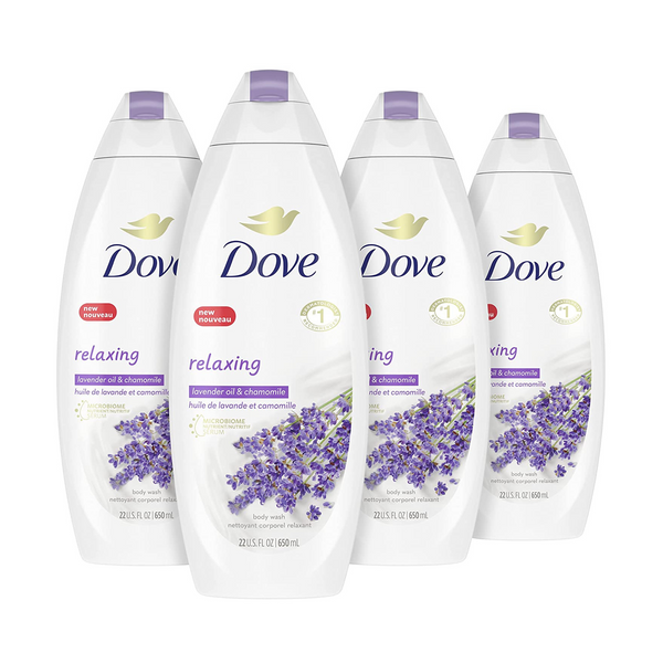 4 Bottles Of Dove Body Wash