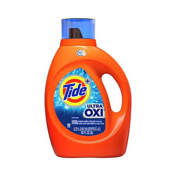 Tide Ultra Oxi Laundry Detergent Liquid Soap, High Efficiency via Amazon