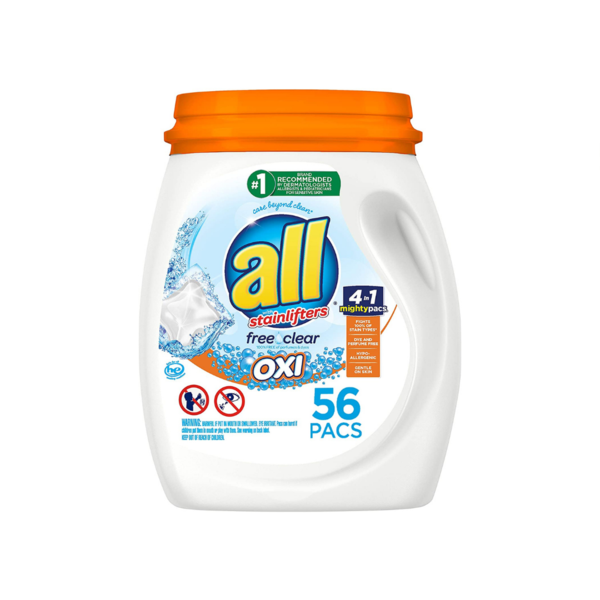 56 All Mighty Pacs Laundry Detergent Via Amazon