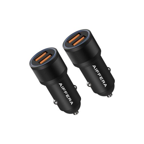 2 Pack Dual Port Car Adapter Via Amazon