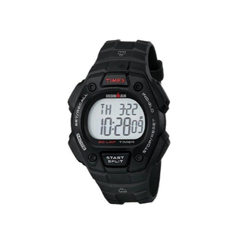 Timex Men's T5K822 Ironman Classic 30 Black Resin Strap Watch Via Amazon