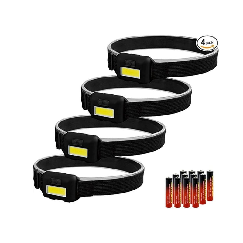 4-Pack Led Headlamp Flashlight Via Amazon