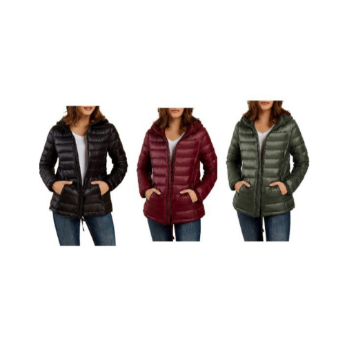 Womens Puffer Coats with Pockets (Many Colors) Via Amazon