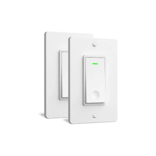 2 Pack Single Pole Smart Light Switch Via Amazon