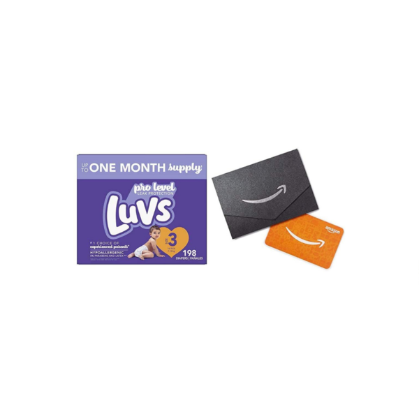 One Box Of Luvs Diapers Plus $10 Amazon Gift Card