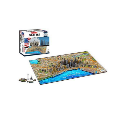 4D Cityscape Seattle Time Puzzle (1100+ Pieces) Via Amazon