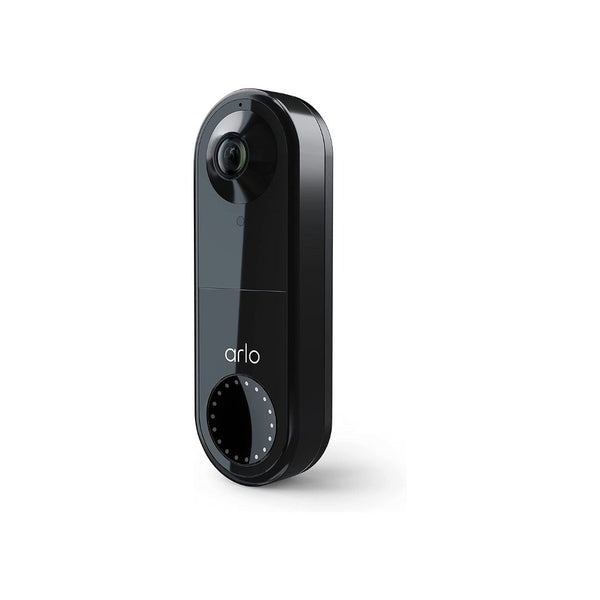 Arlo Essential Wired Video Doorbell - HD Video, 180° View, Night Vision via Amazon