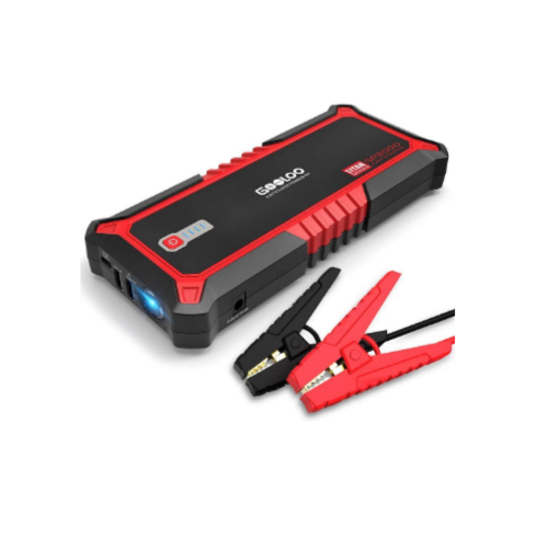 Gooloo Upgraded 2000A Peak SuperSafe Car Jump Starter Via Amazon