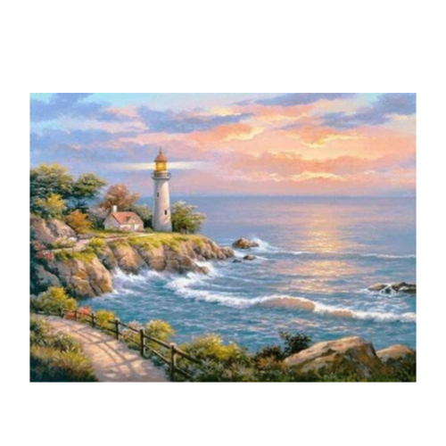 Lighthouse Diamond Paintings Kit 12x16 Via Amazon