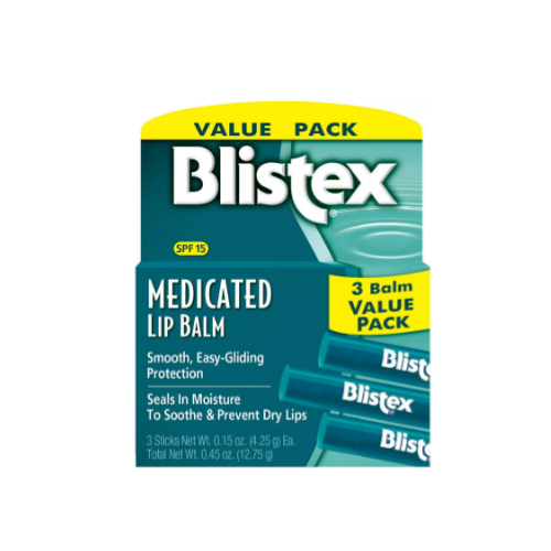 3-Pack Blistex Medicated Lip Balm Via Amazon