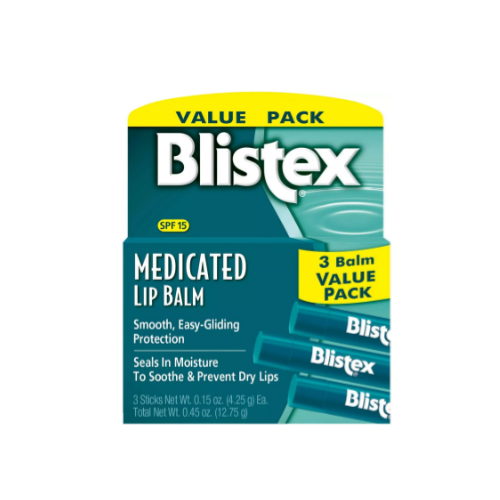 3 Pack Blistex Medicated Lip Balm Via Amazon