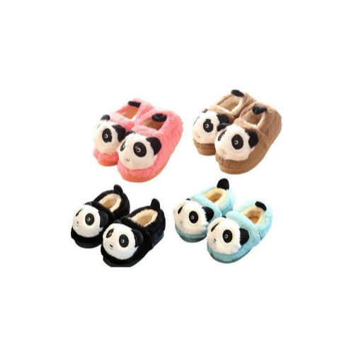 Kids/Toddlers Panda Winter Warm House Slippers Via Amazon