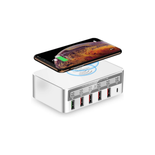 Multi-Port 100W-6 Port USB Fast Charging Station Via Amazon