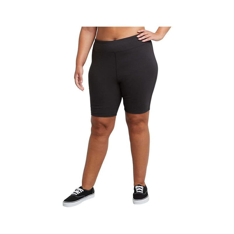 Just My Size Women's Plus-Size Stretch Jersey Bike Shorts via Amazon