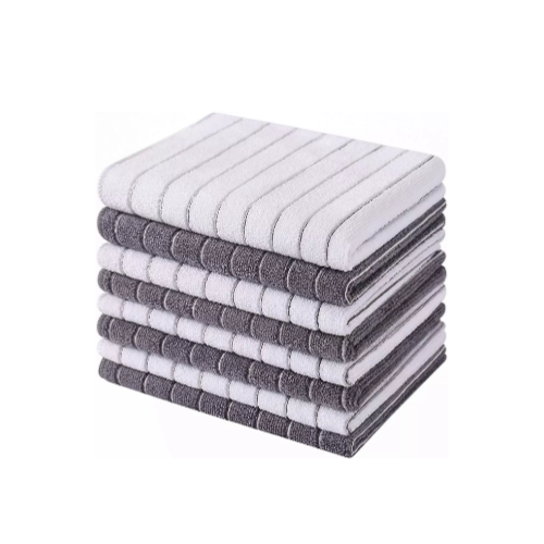 8 Pack  Microfiber Kitchen Towels, 18 x 26 Inch via Amazon