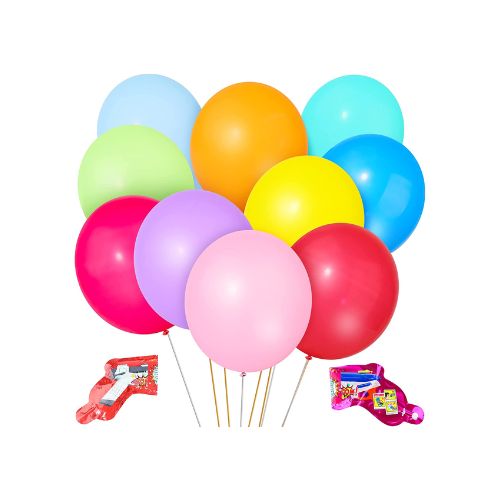 100 Pcs Colorful 12 Inch Balloons Via Amazon