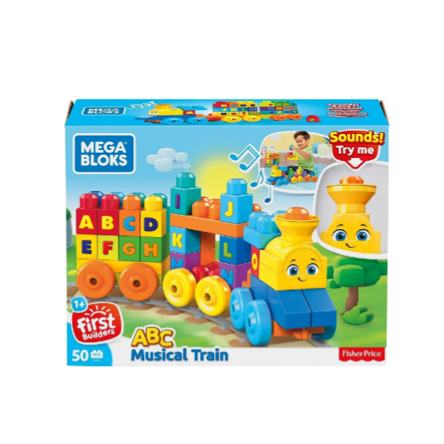 Mega Bloks ABC Musical Train Via Amazon